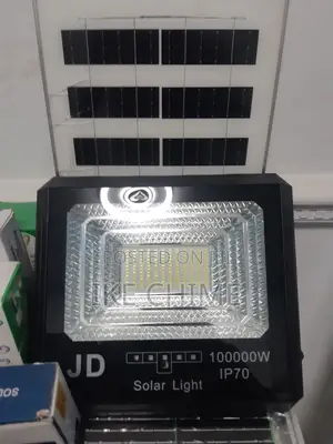 100000W JD Solar Flood Light Solar Panel Waterproof Outdoor Light
