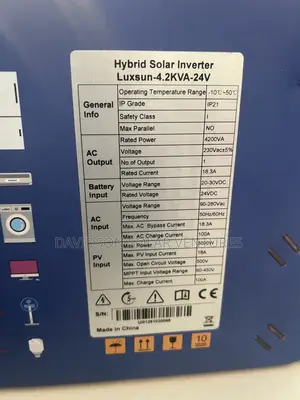 4.2kva 24v Luxsun Hybrid Solar Inverter