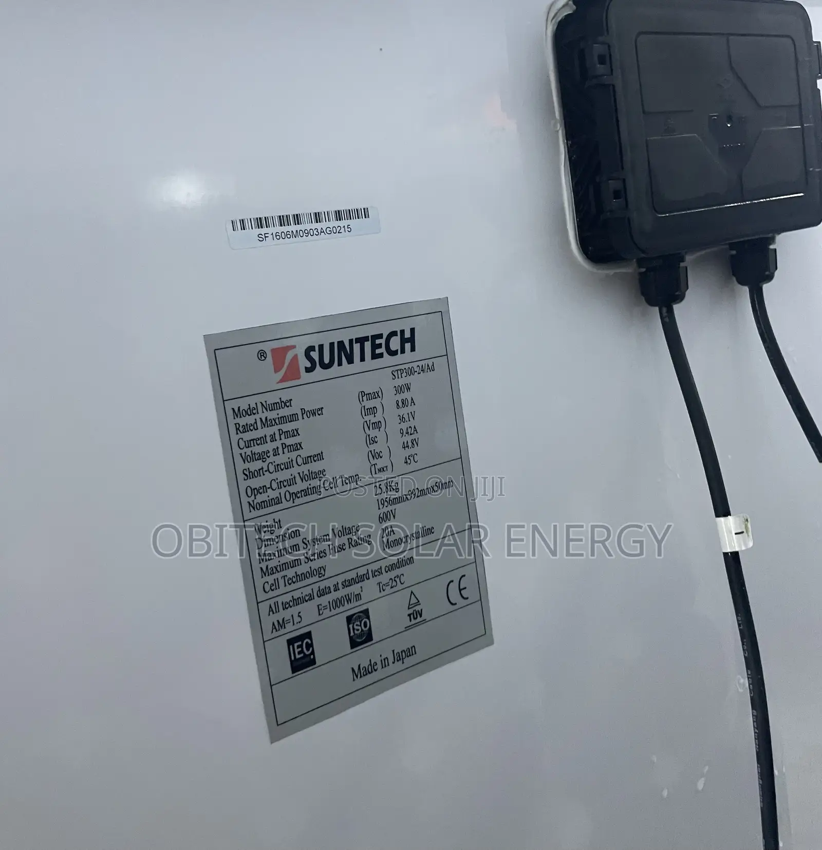 Suntech 300W Solar Panel – Reliable High-Efficiency