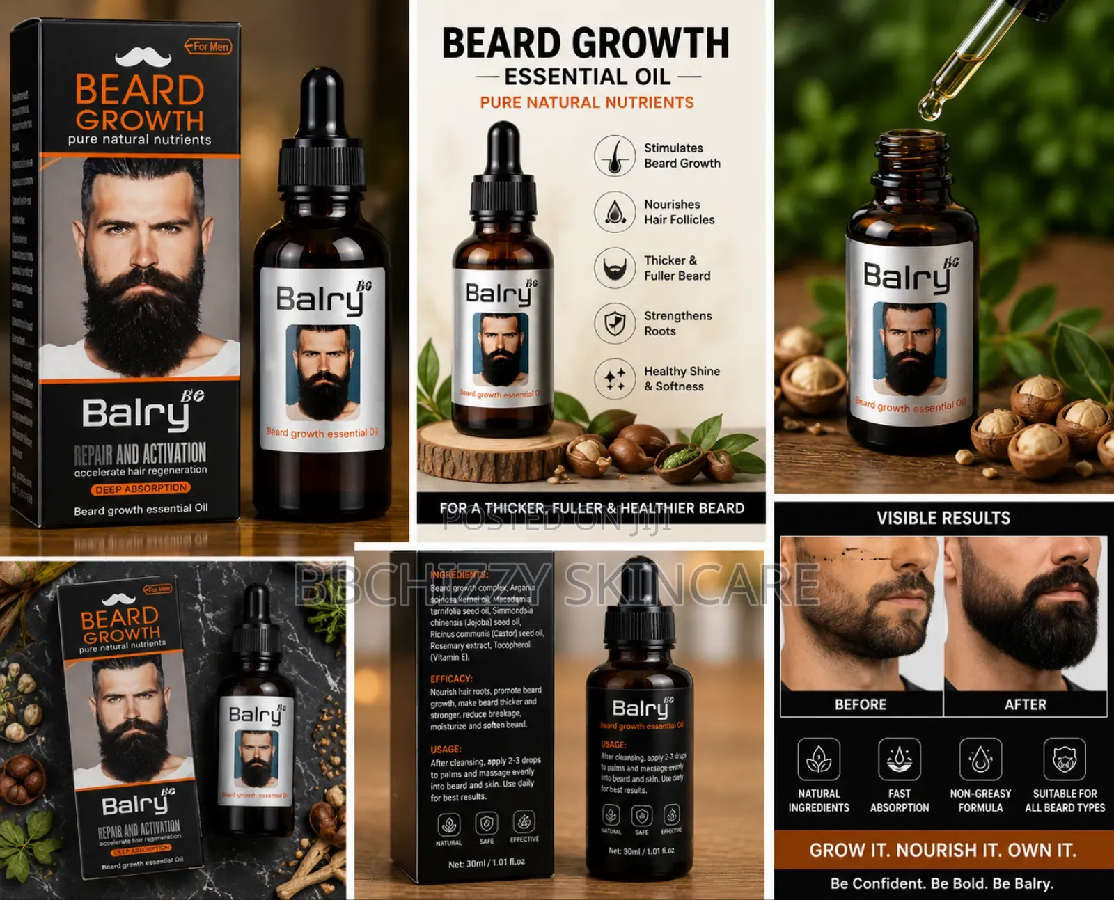 Beard Growth Oil