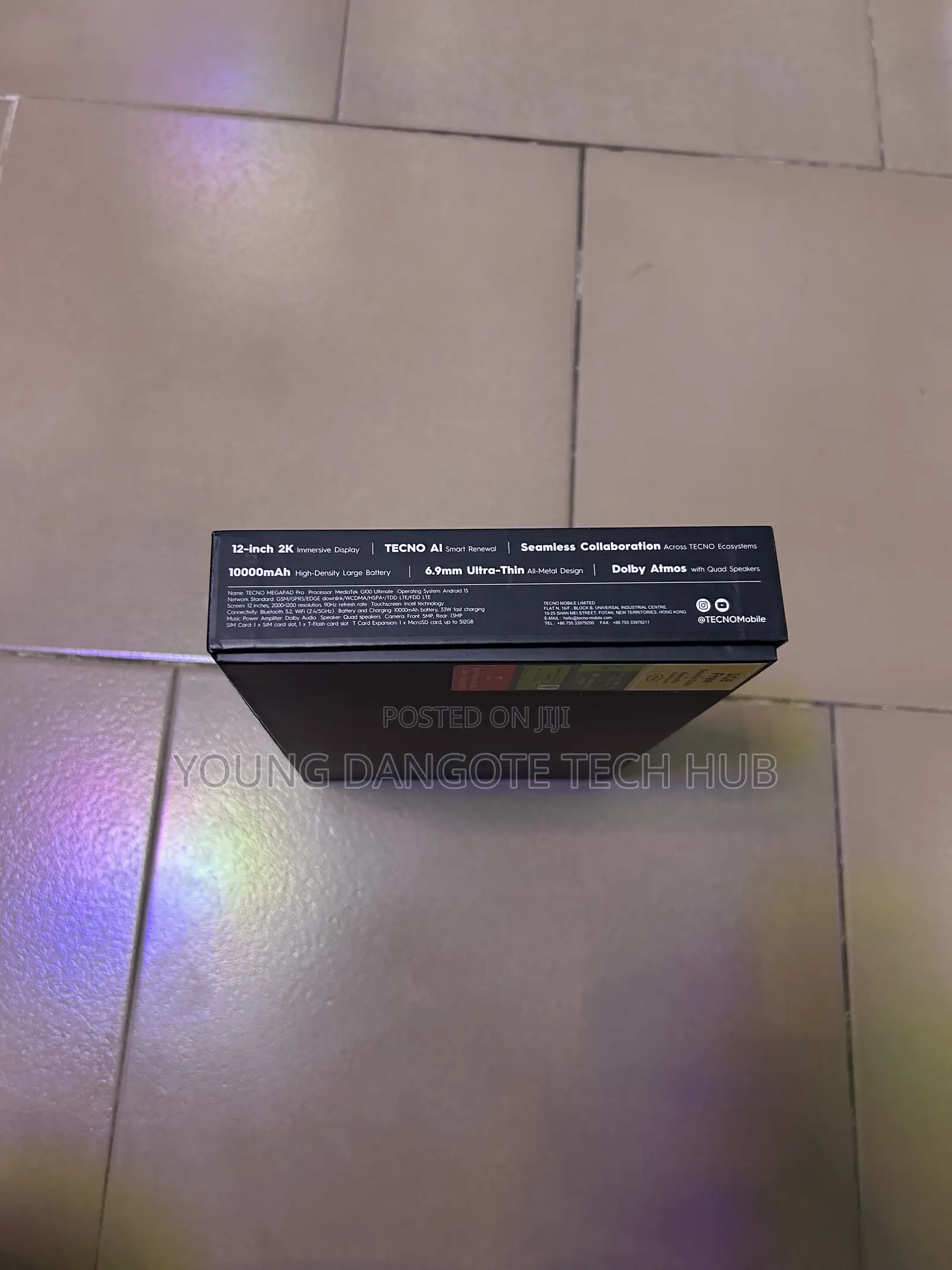 New Tecno Megapad Pro 256 GB Black