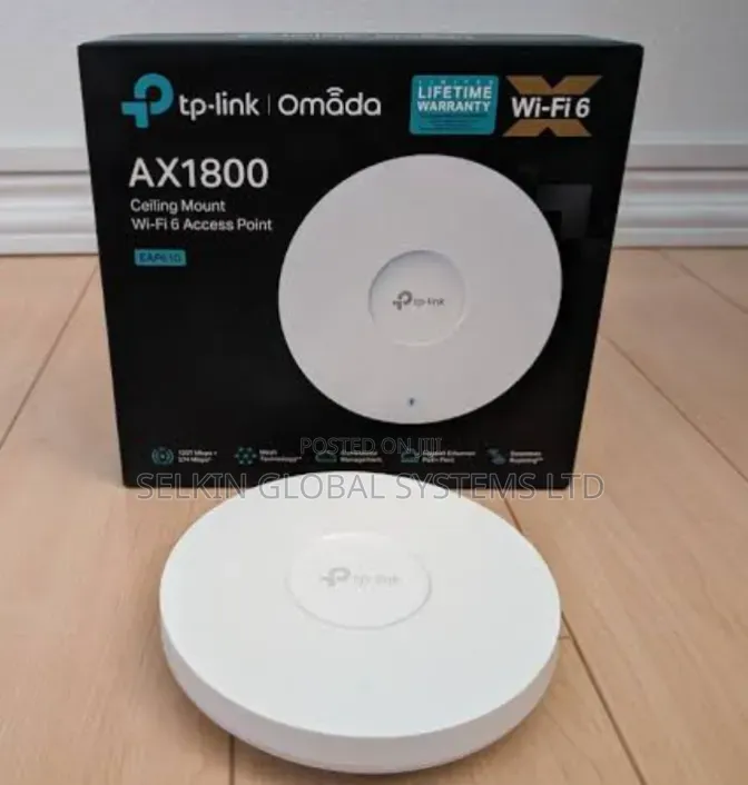 TP-Link Eap610 Ax1800 Wireless Ceiling Mount Access Point