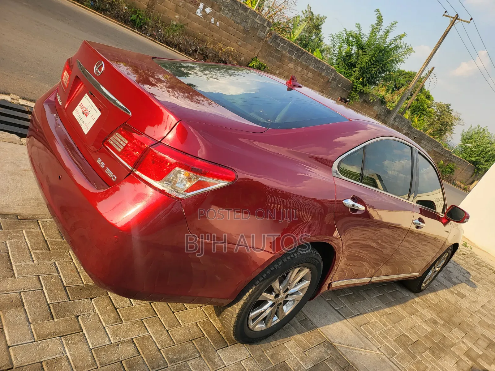 Lexus ES 350 2011 Red