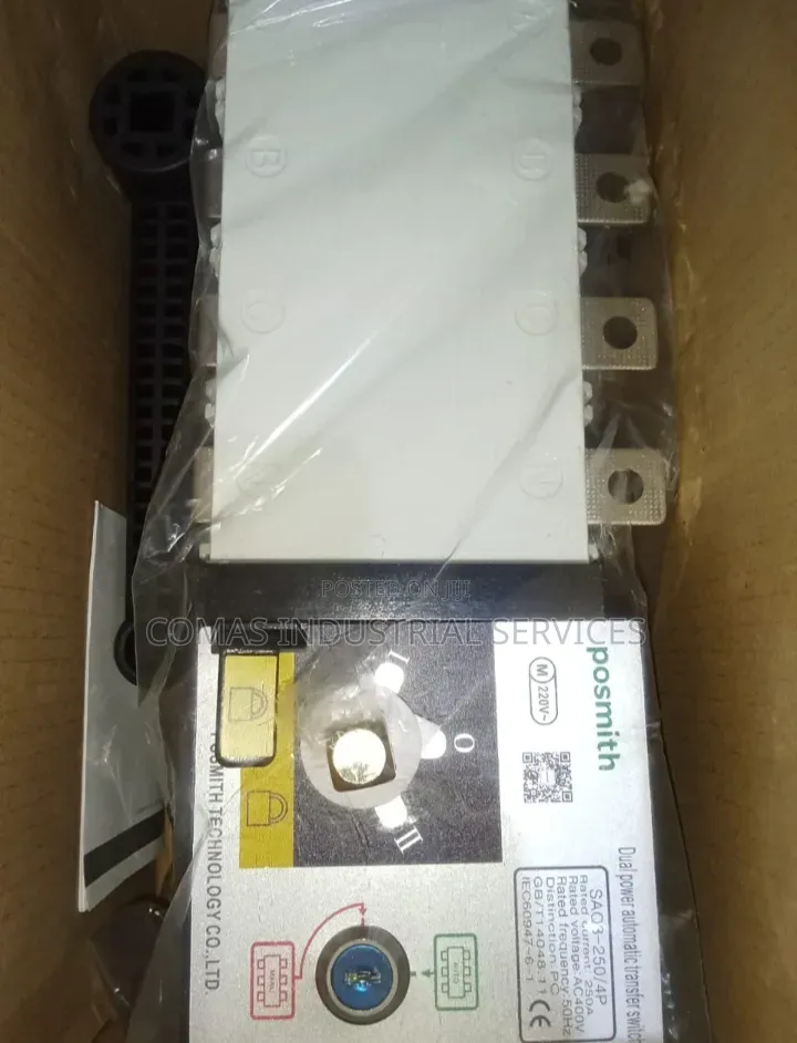 Posmith 250A 4p Automatic Changeover Switch|Dual Power Transfer Switch