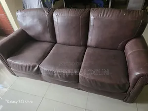 7 Sitter Leather Couch