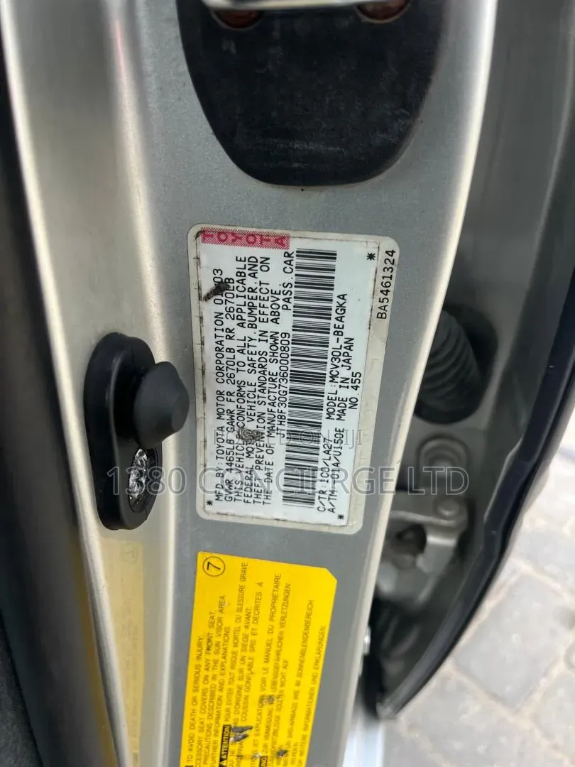 Lexus ES 2003 Silver