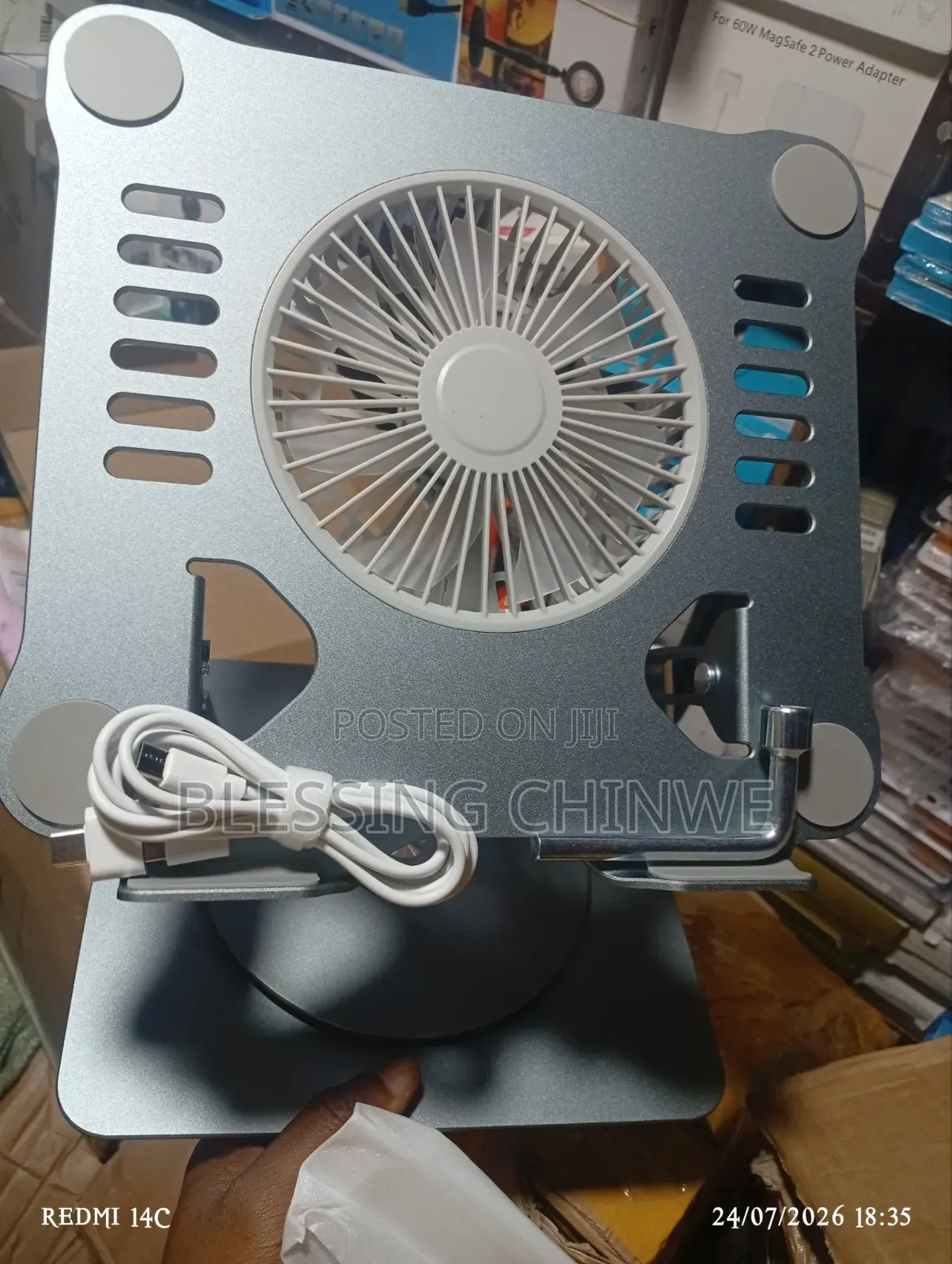 Laptop Stand V5.1 Electric Fan