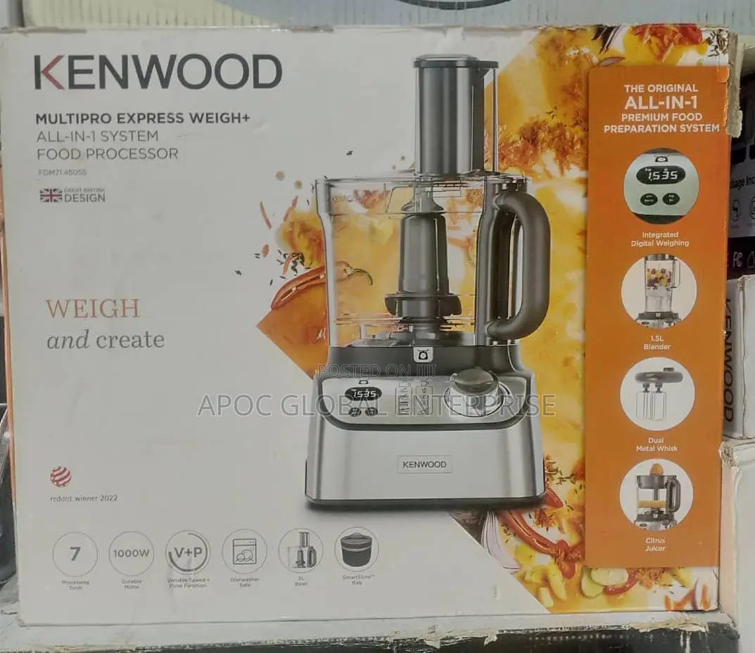 Kenwood Multipro Express Weigh+ All in One System Food Processor