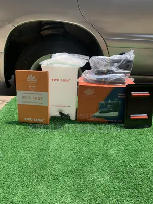 Two Lion Steam Iron With Free Teflon Shoe