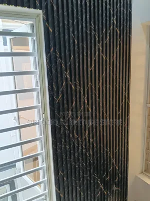 Modern 3D PVC Wall Panel / Fluted Marble Wall Design