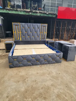Executive 6by6 Set of Upholstery Bed Stand.