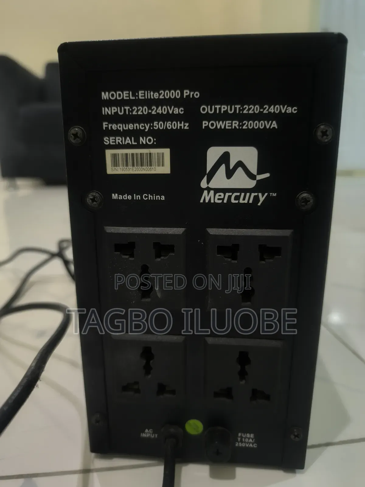 Mercury Elite 2000 Pro 2KVA UPS