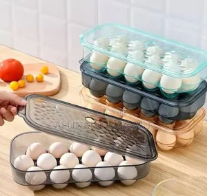 Honeycomb Acrylic Egg Storage Container With Lid