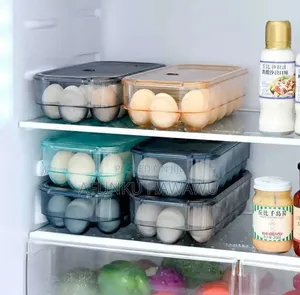 Honeycomb Acrylic Egg Storage Container With Lid