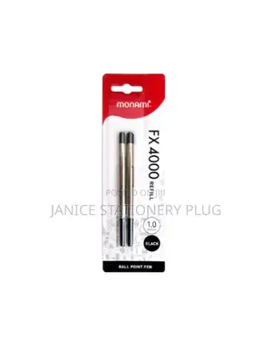 Monami - FX4000 Ballpoint Pen Refills (Pack of 2