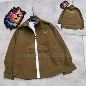 Premium Army Green Men's Fashion Overshirt
