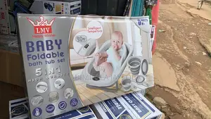 LMV Baby Foldable Bath Tub Set