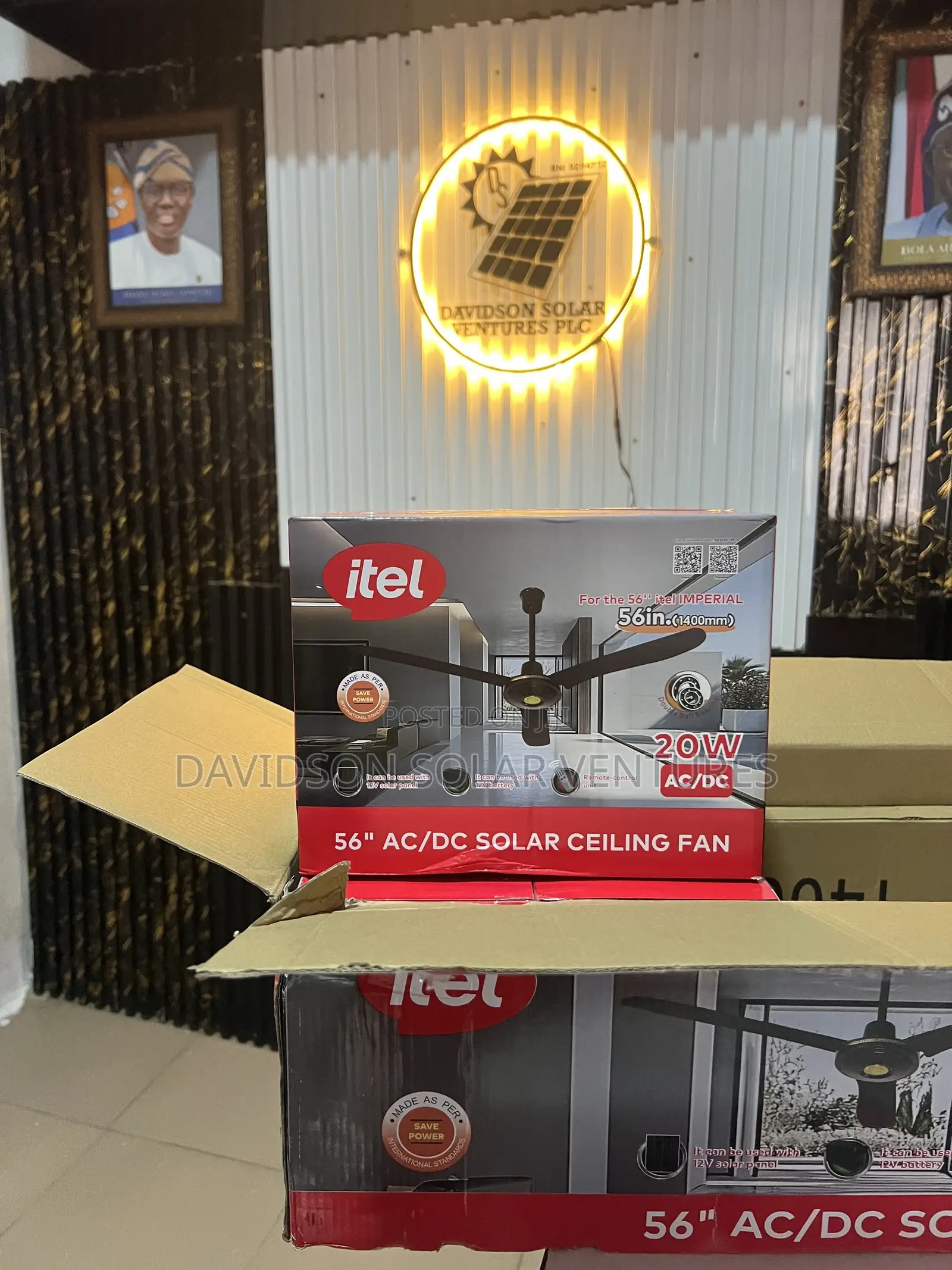 25w AC DC 56inches Itel Ceiling Fan
