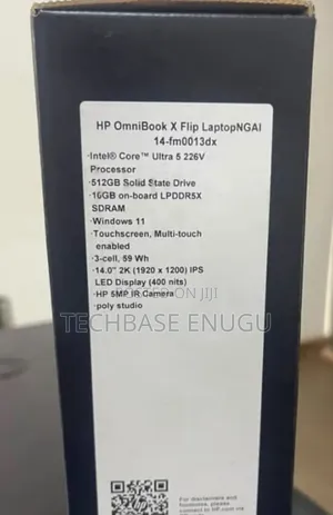 New Laptop HP OmniBook X Flip 14" 16GB Intel Core i5 SSD 512GB
