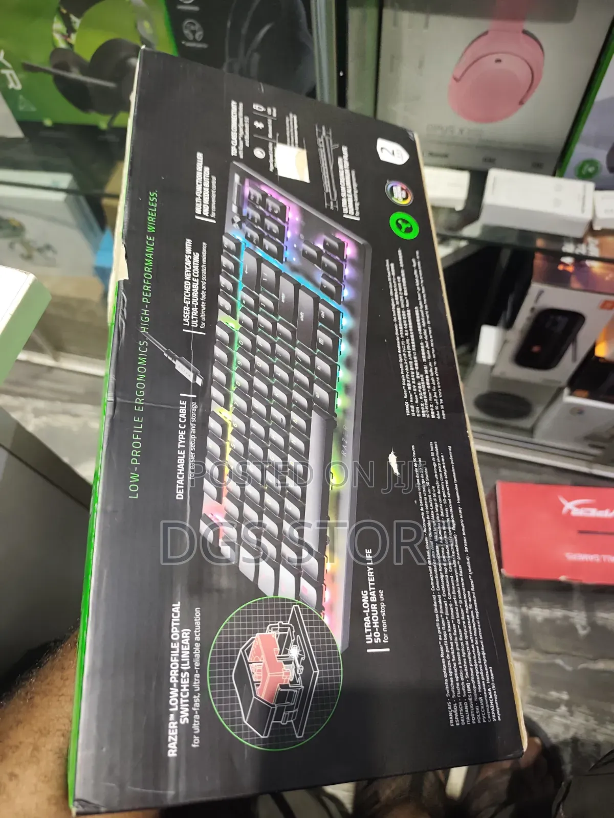 Razer Deathstalker V2 Pro Tenkeyless Wireless Keyboard