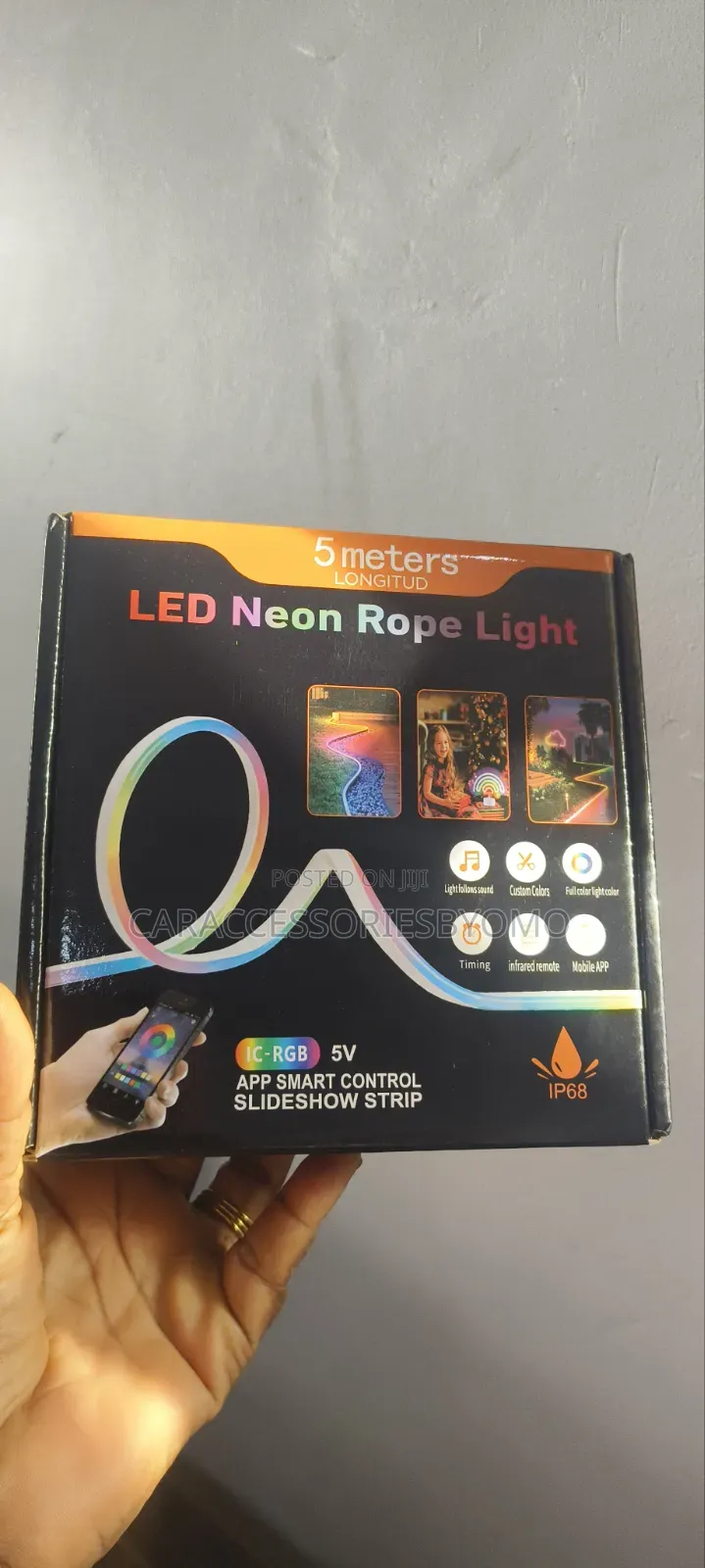 RGB Smart Control Slideshow Strip LED Neon Rope Light - 5meters