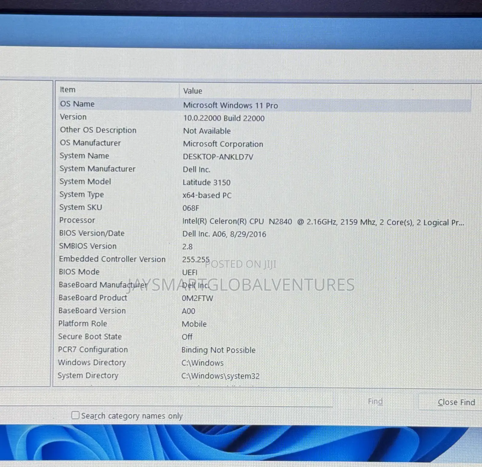 Laptop Dell Latitude 11 3150 8GB Intel SSD 128GB