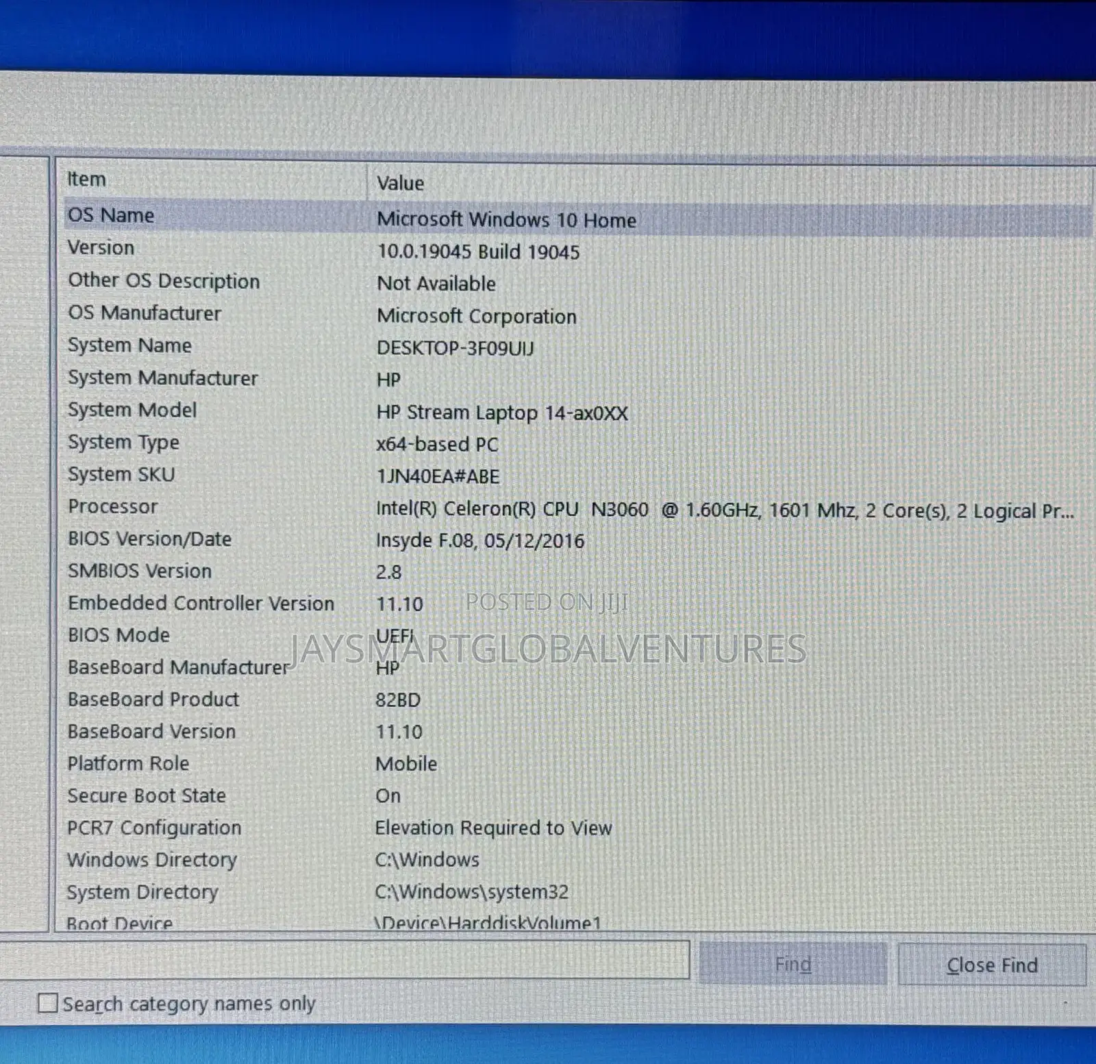 Laptop HP Stream 14 4GB Intel Celeron eMMC 32GB