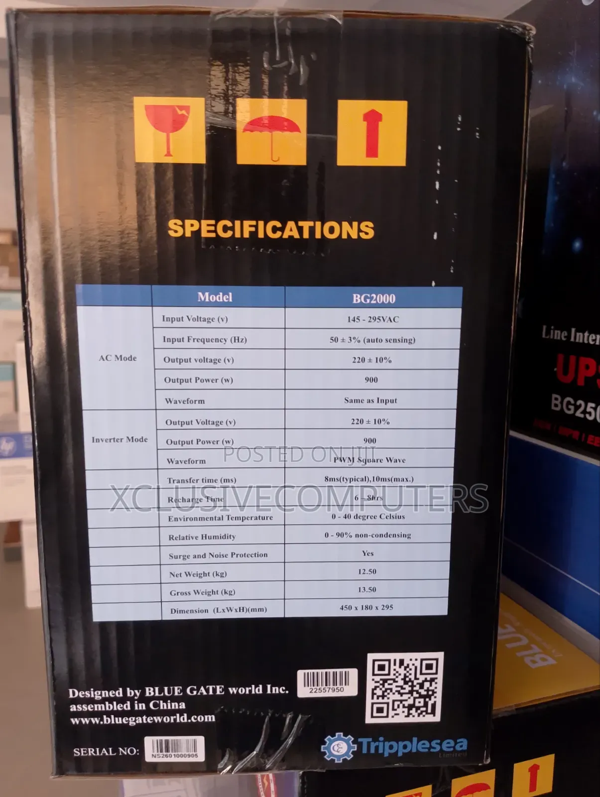 Blue Gate Line Interactive UPS 2kva