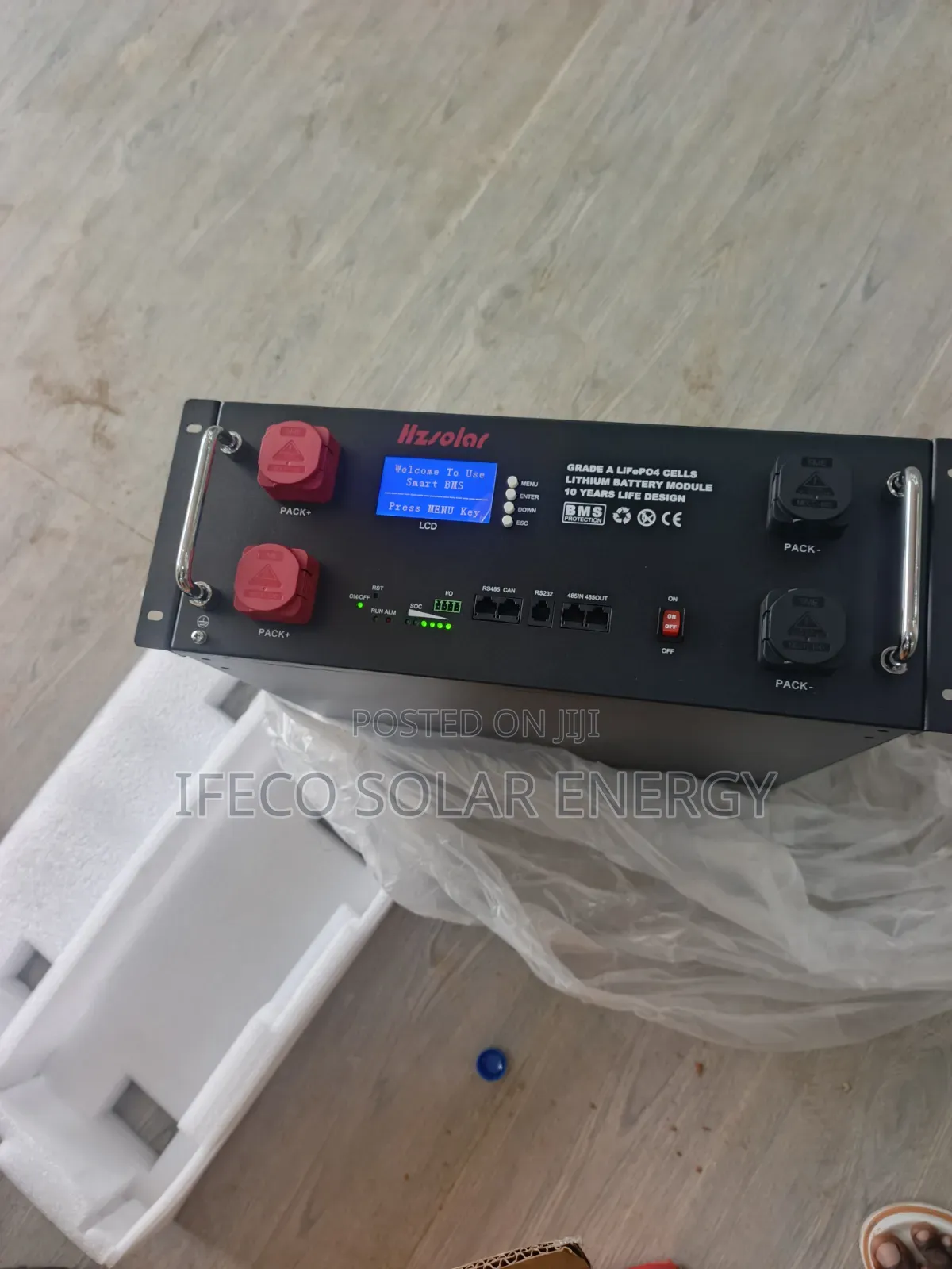 Hzsolar Lithium Ion Battery 5kwh 48V Stackable