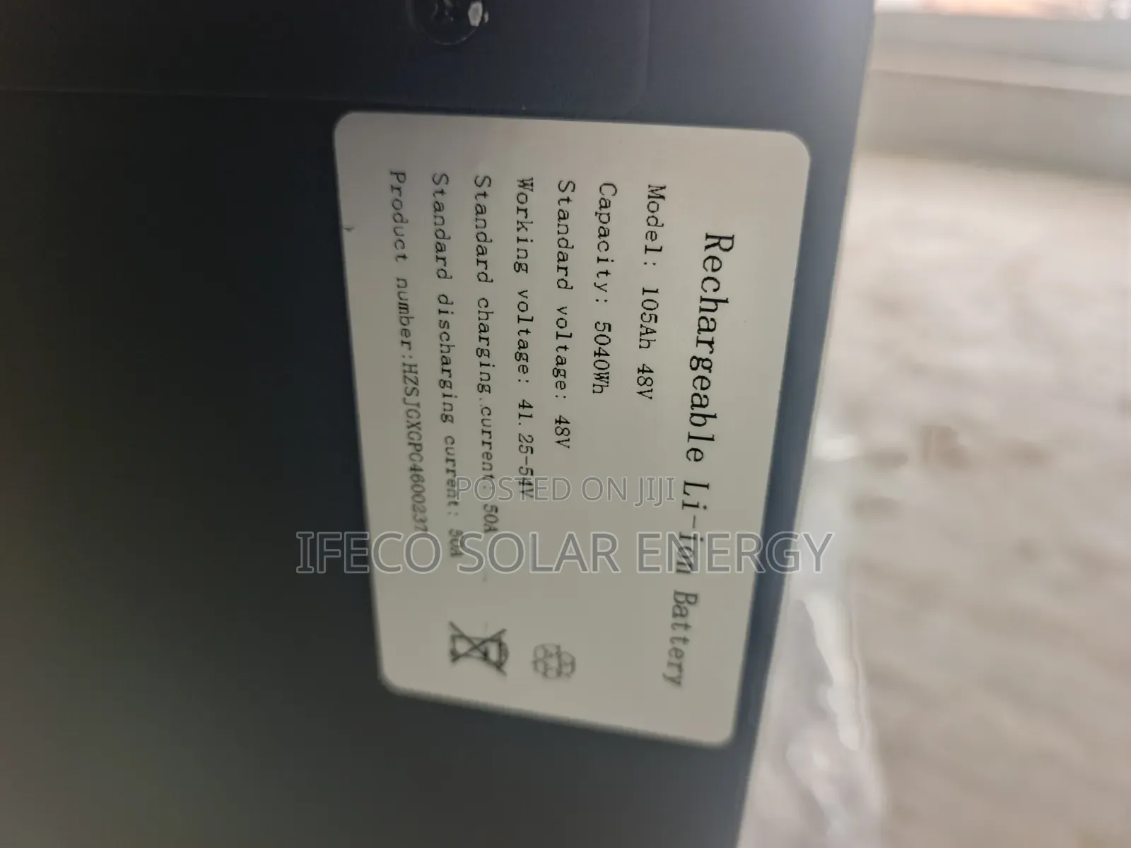 Hzsolar Lithium Ion Battery 5kwh 48V Stackable