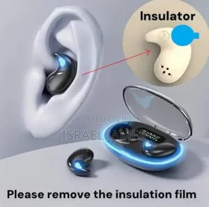 Brand New Mini Sleep Earbuds With LED Case