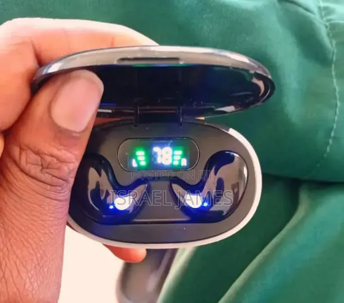 Brand New Mini Sleep Earbuds With LED Case