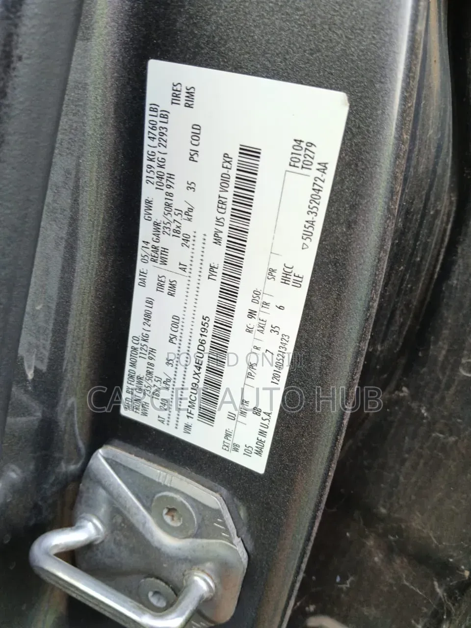 Ford Escape 2014 Gray
