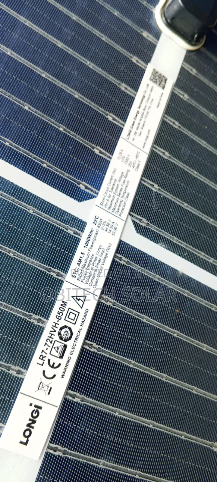 650watts 144cell Longi Bifacial Solar Panel