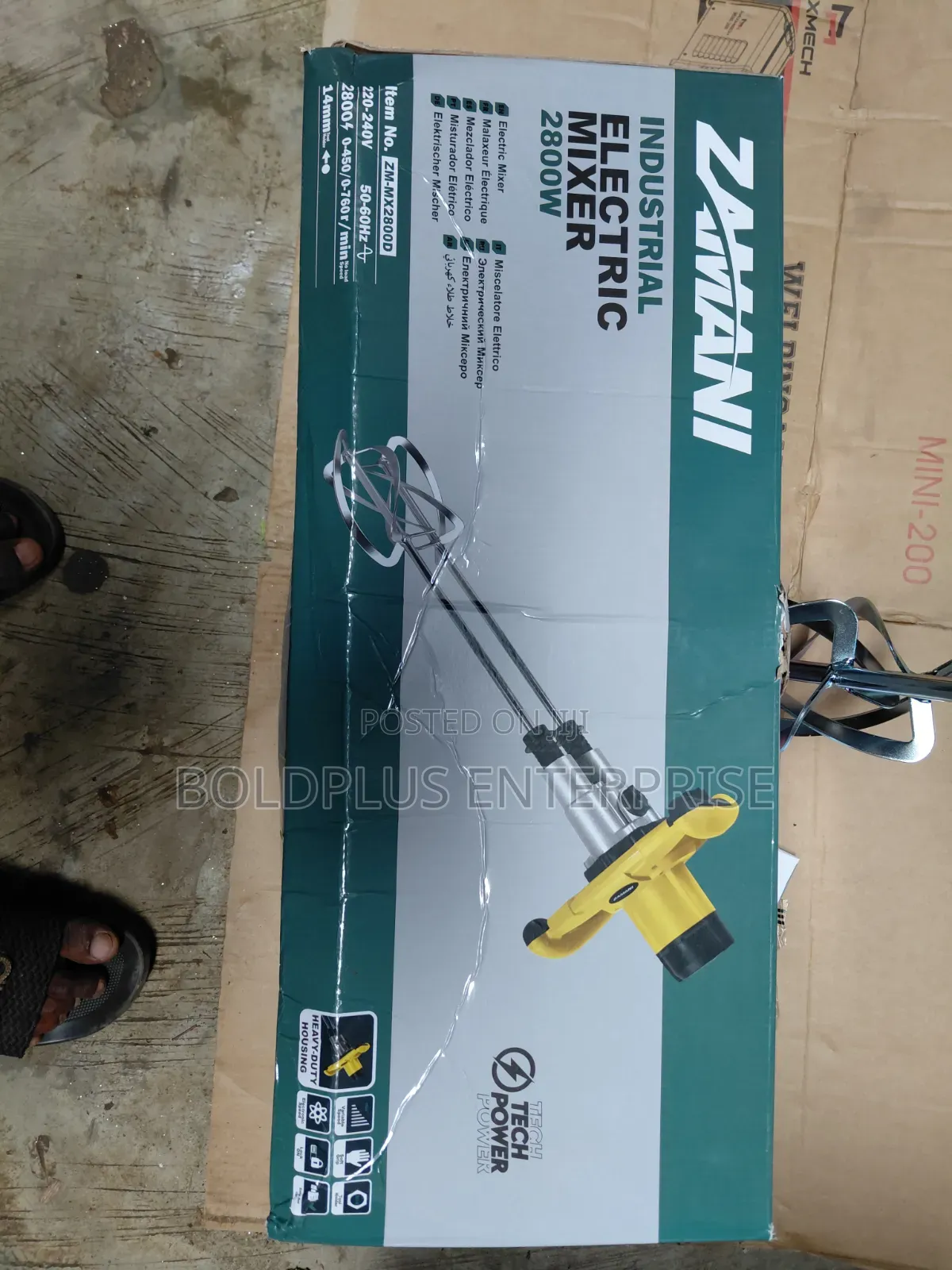 2800 Watts Double Pole Mixer Machine