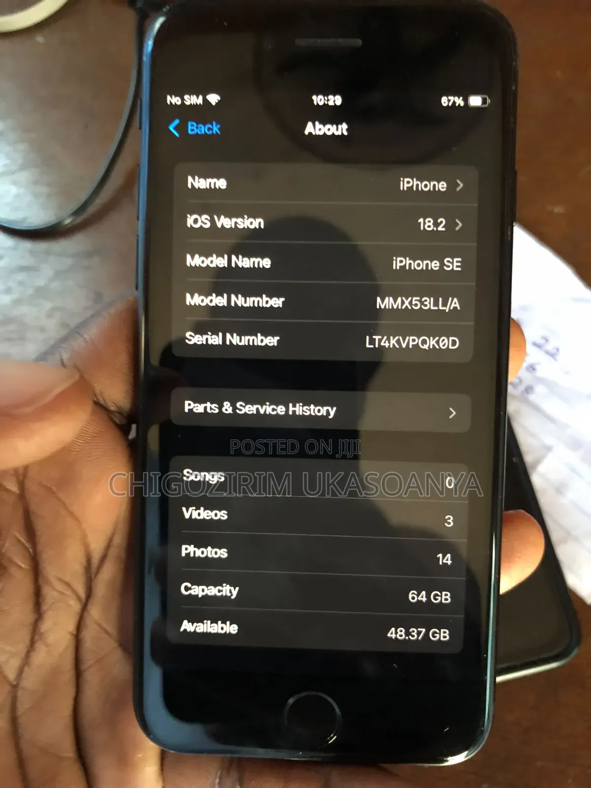 Apple iPhone SE 64 GB Black