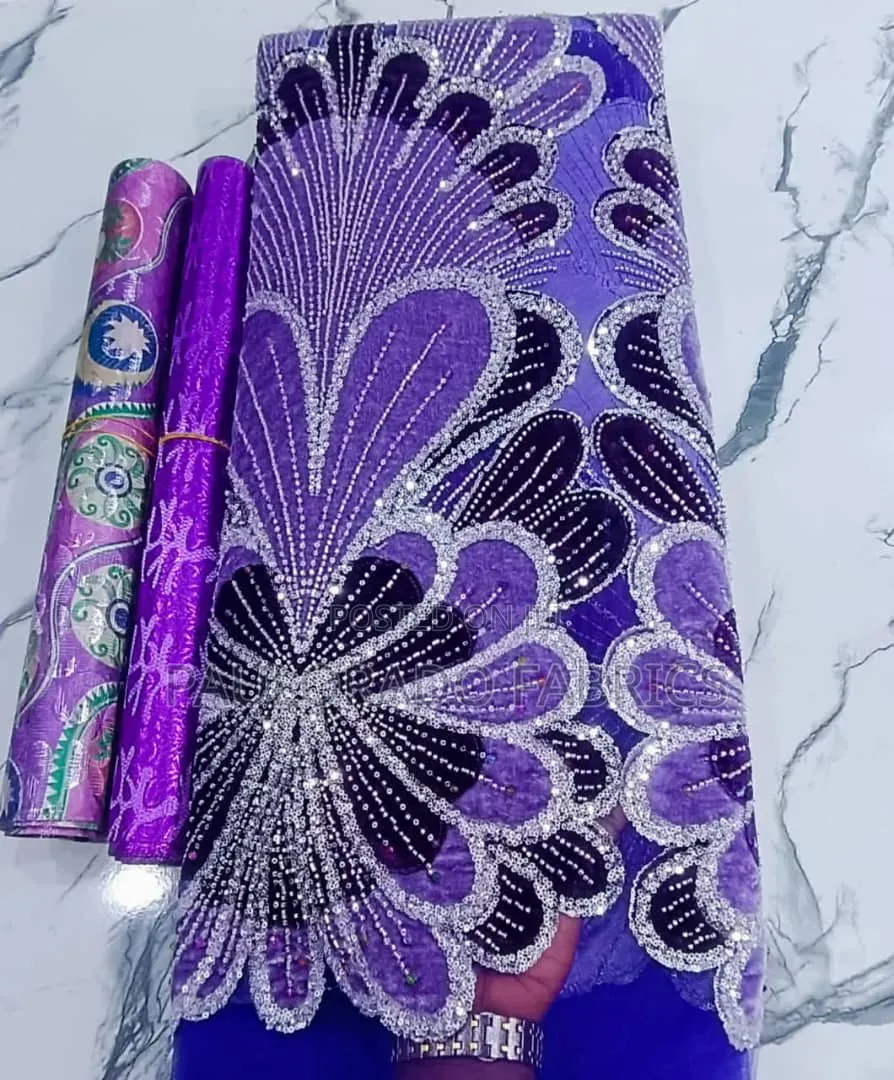 Velvet Beaded Lace