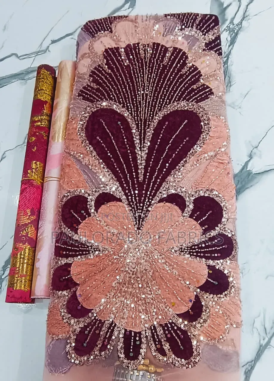 Velvet Beaded Lace