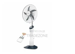 Qasa 18-Inch Rechargeable Curvy Fan With Remote Control | QRF-7918