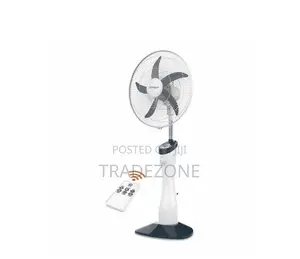 Qasa 18-Inch Rechargeable Curvy Fan With Remote Control | QRF-7918