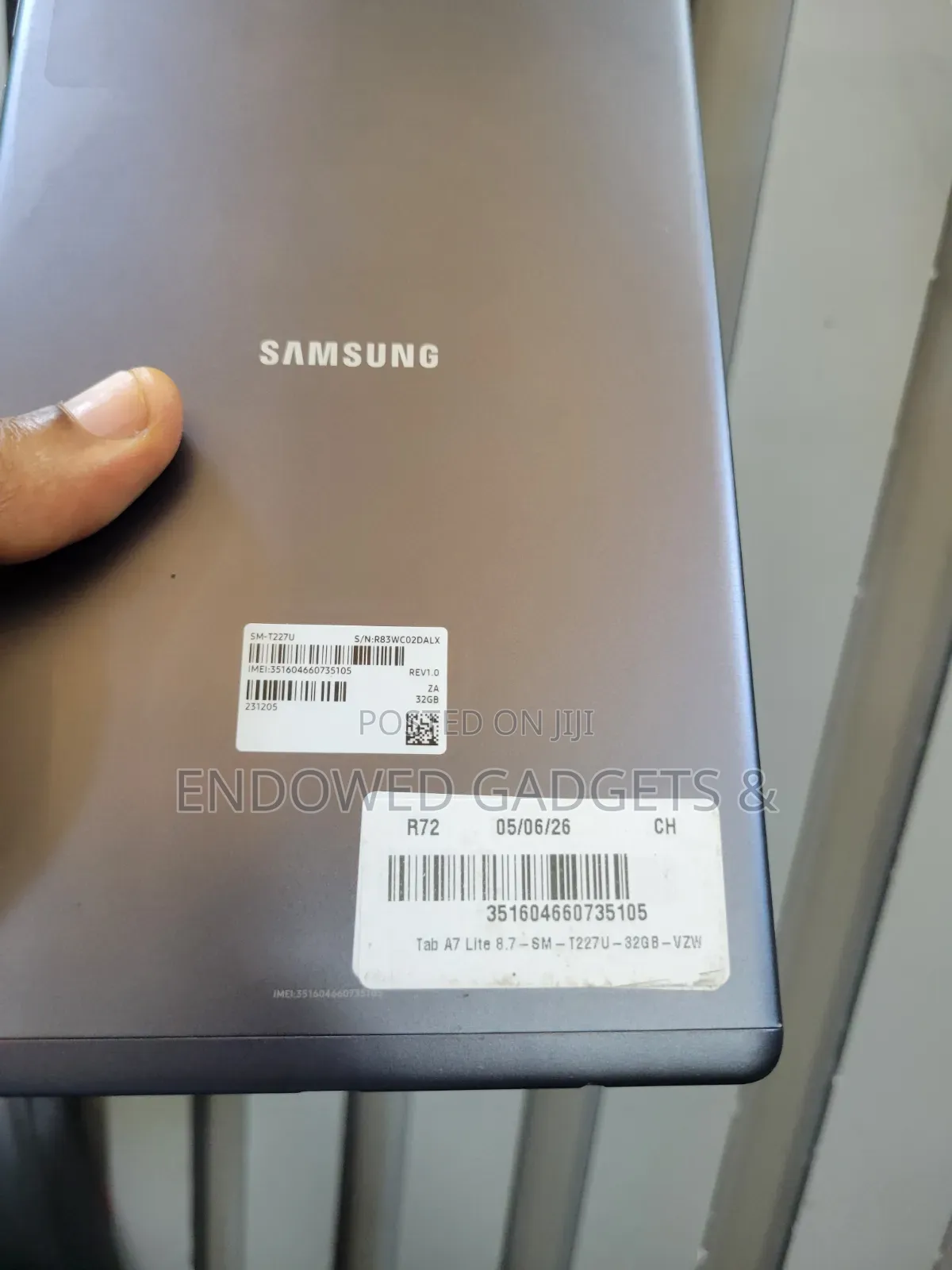 Samsung Galaxy Tab A7 Lite 32 GB Gray