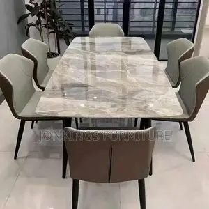 Luxury Marble Top Dining Set