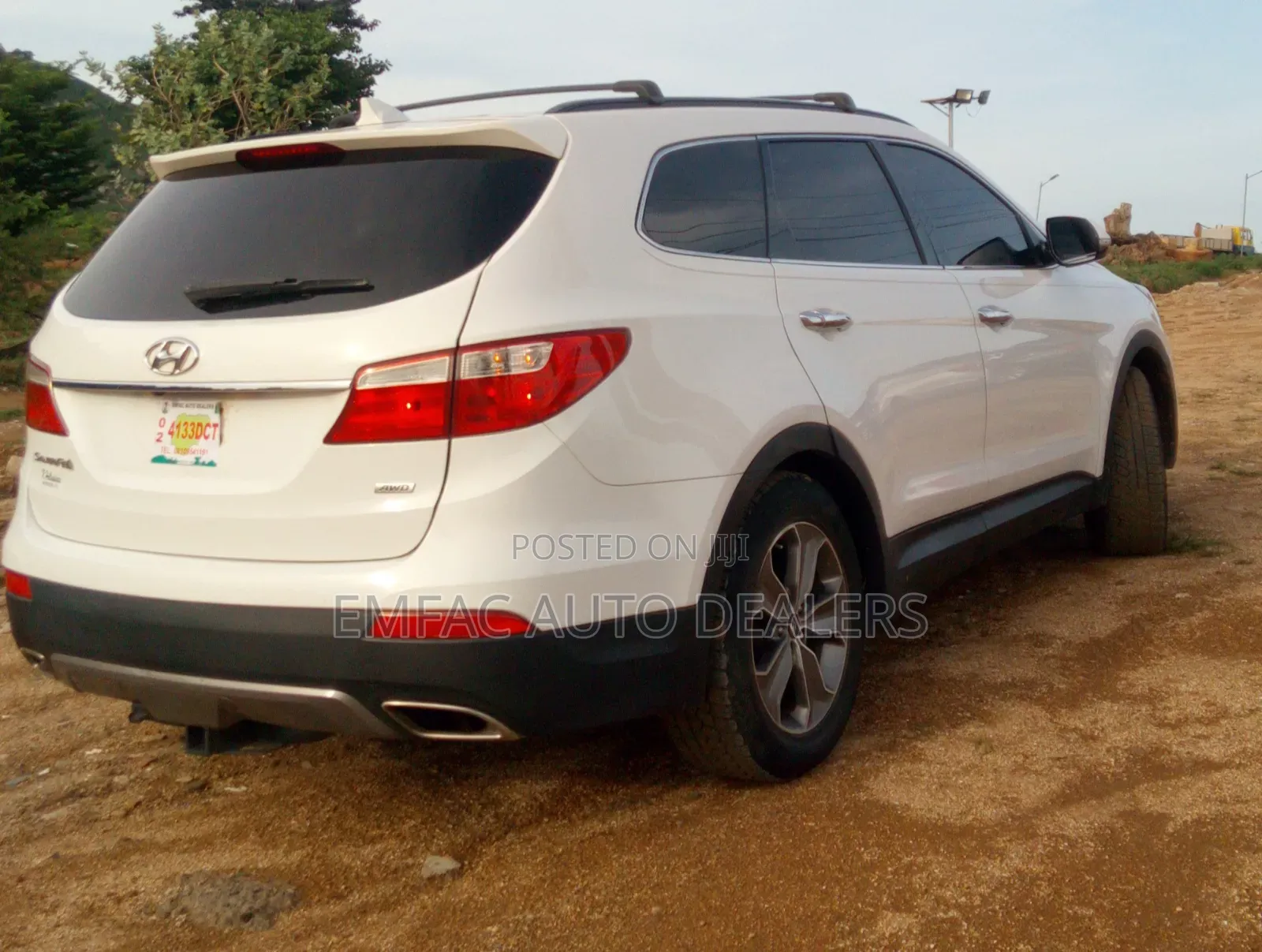 Hyundai Santa Fe 2013 White