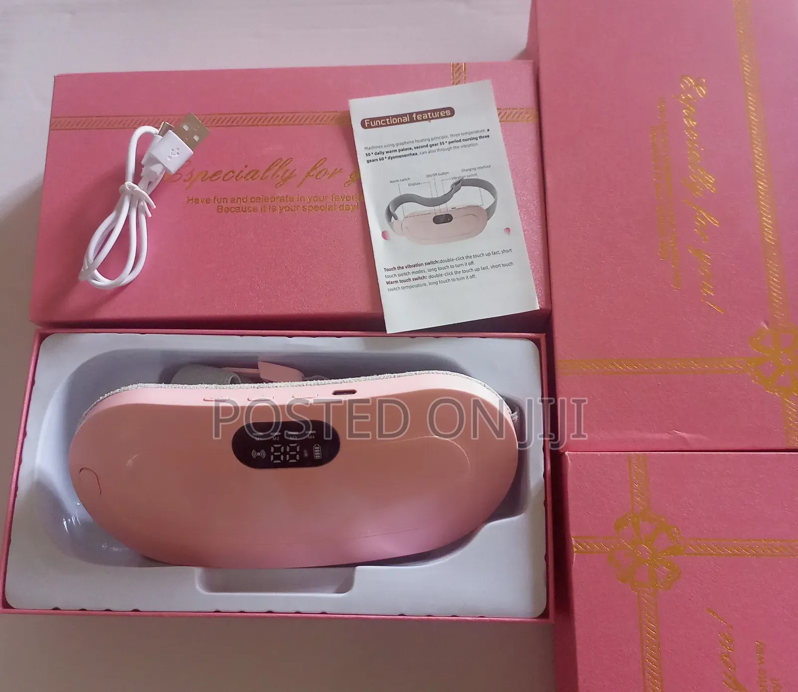 Menstrual Pain Relief Belt/Belly Massager.