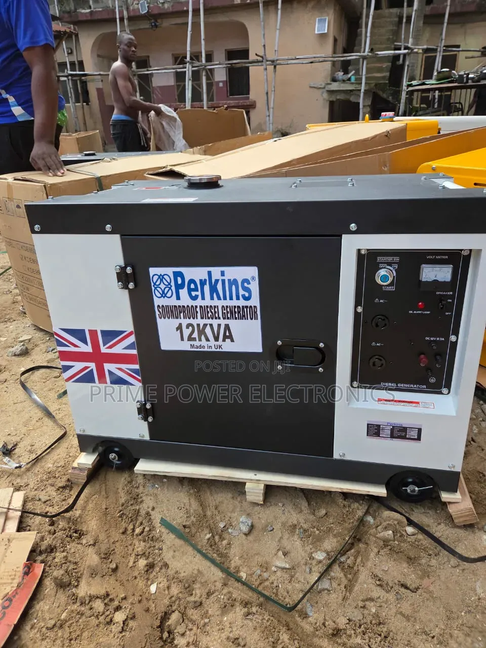 12kVA Perkins Silent Diesel Generator – 100% Copper Coil
