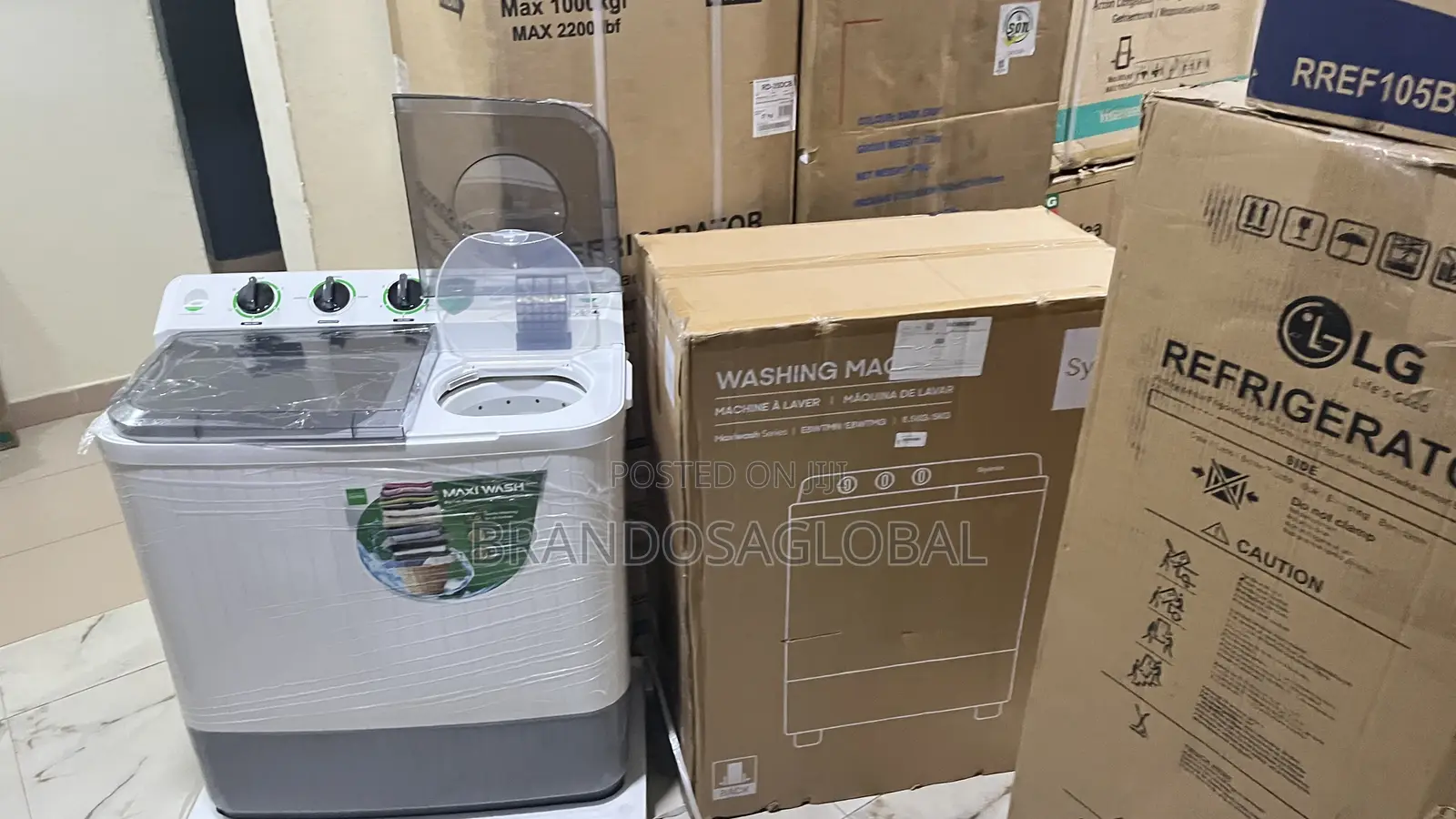 Synix E8WTMN Washer Dependable Semi Automatic Washing Machine