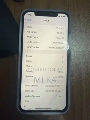 Apple iPhone 12 64 GB Black