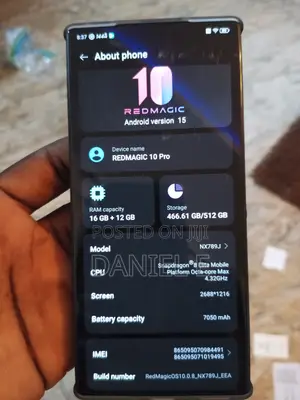 ZTE nubia RedMagic 10 Pro 512 GB Red