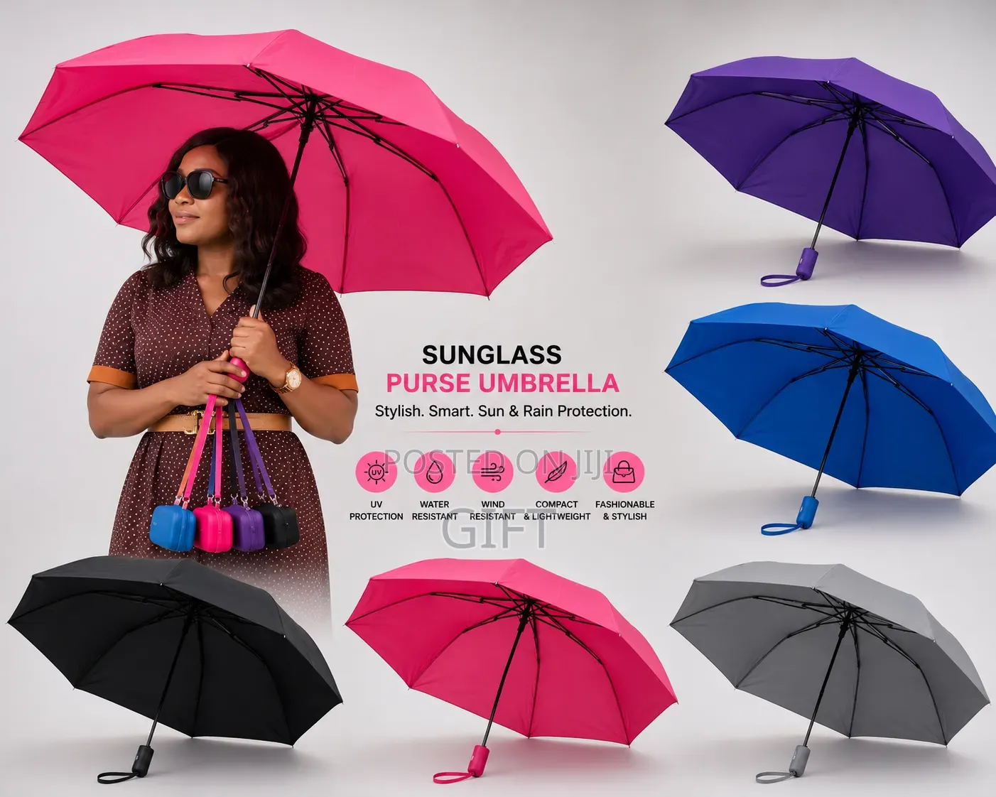 Foldable UV Protection Sun Umbrella