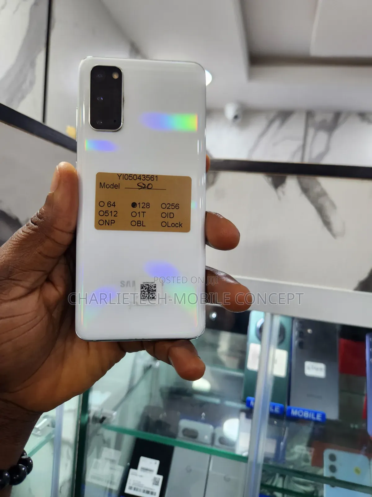 Samsung Galaxy S20 128 GB White